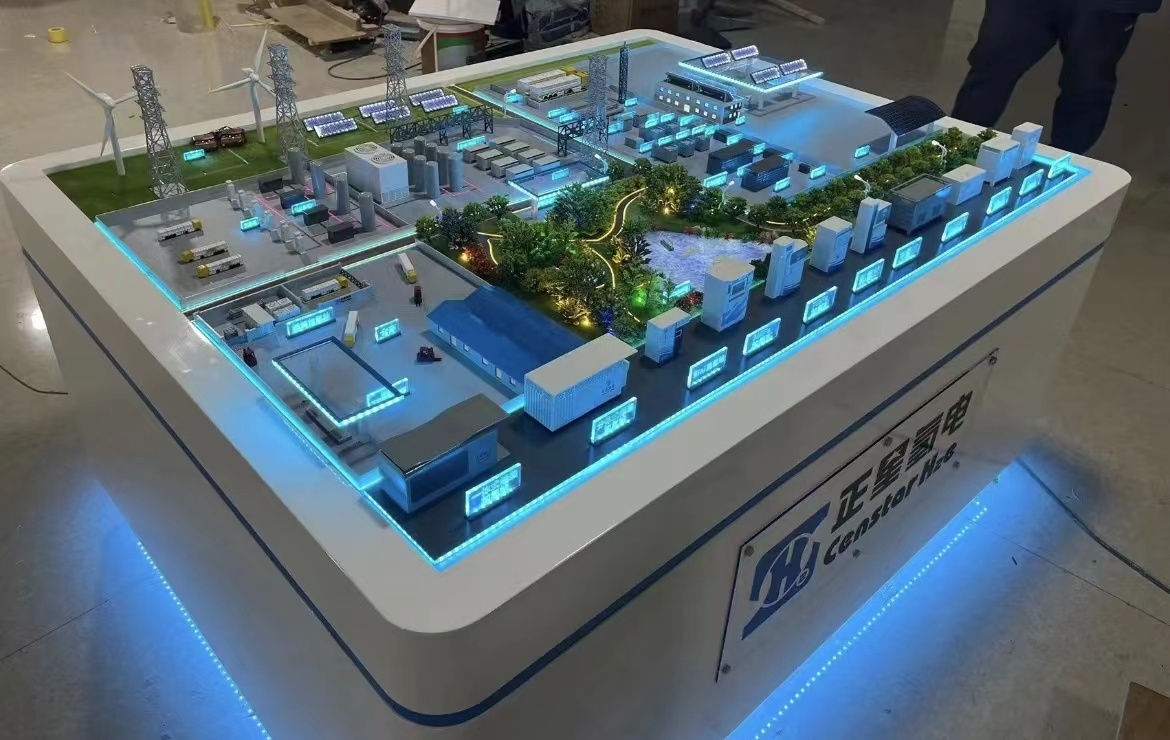 中牟新能源沙盘模型